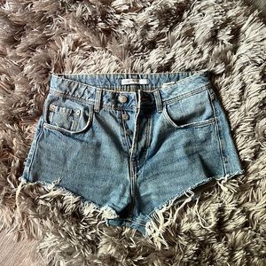 Zara Blue Jean Shorts